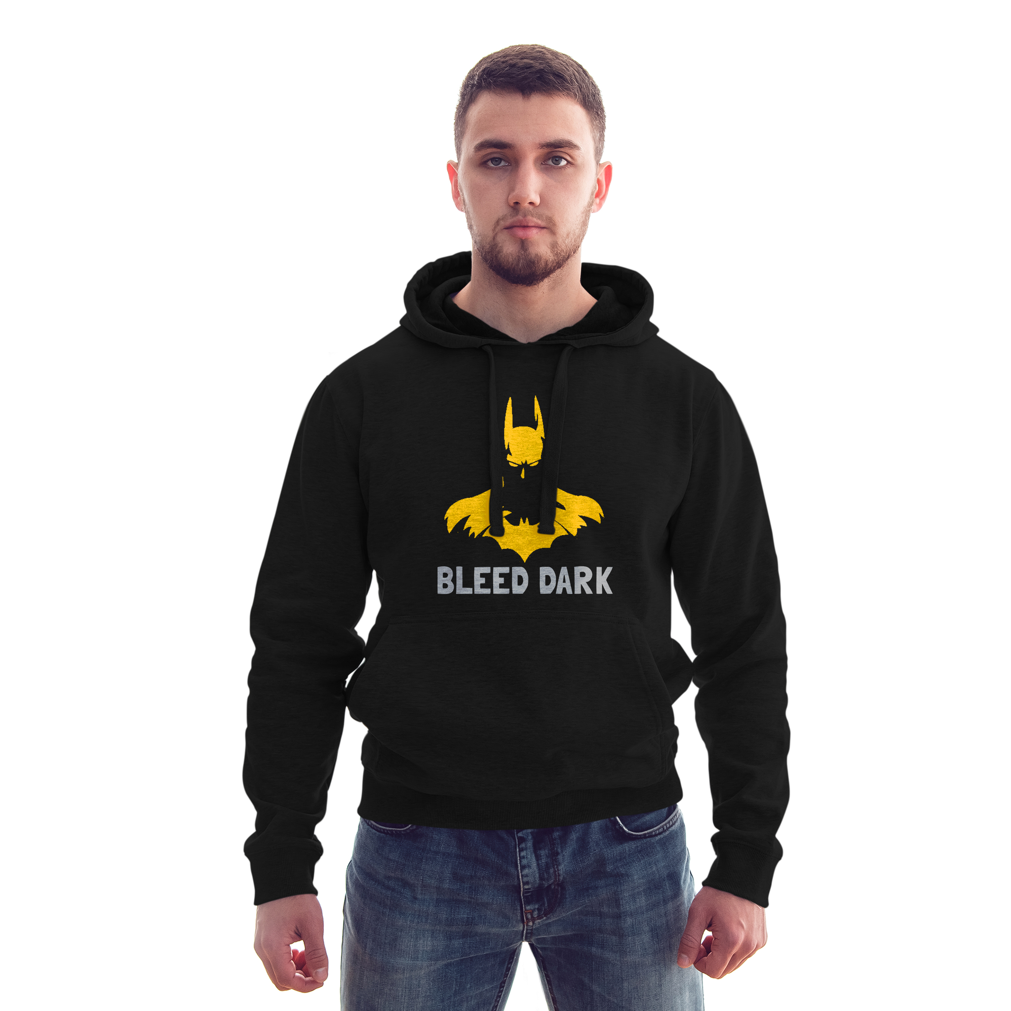 Bleed Dark Batman Black Hoodie - Badtamees