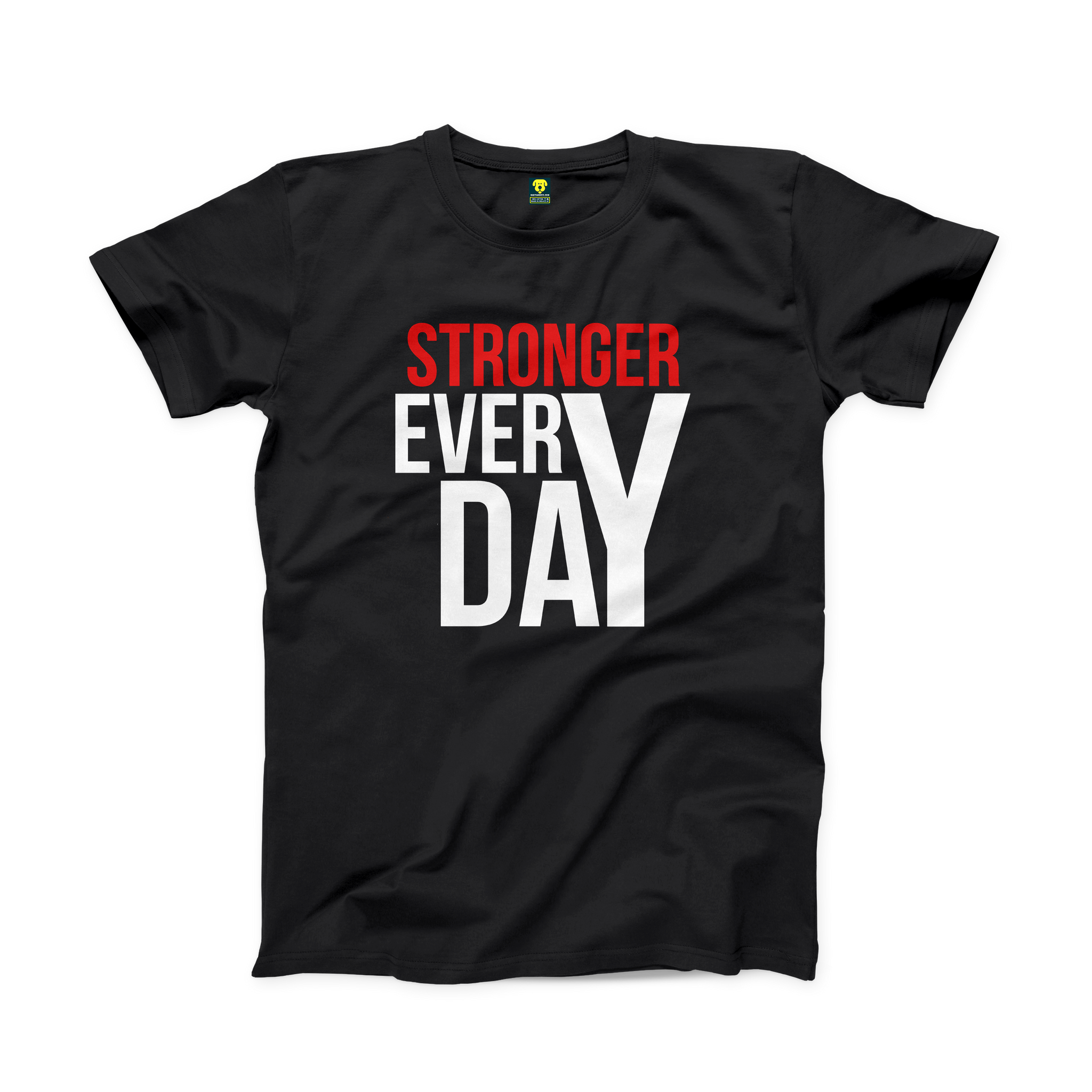 Stronger Every Day Gym Half Sleeve T-Shirt - Badtamees