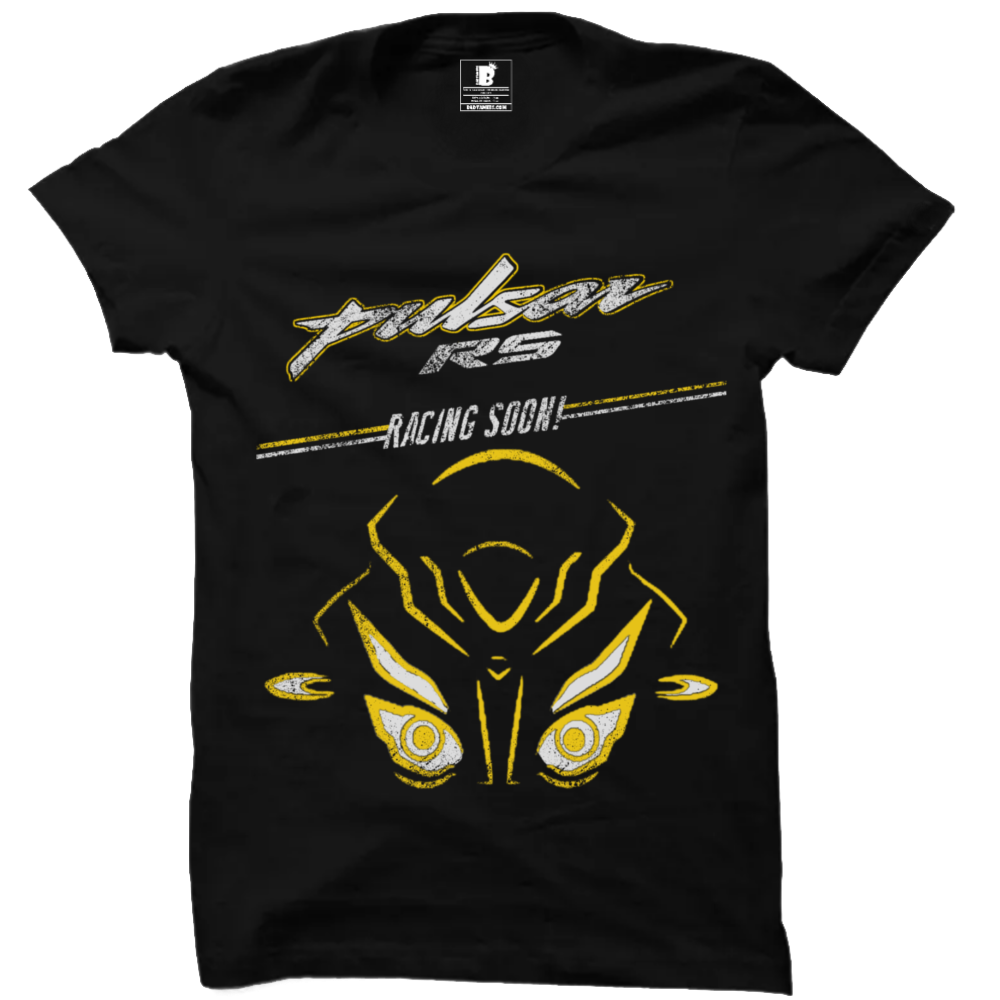 Pulsar RS Racing Soon Official Black Half Sleeve Premium T-Shirt