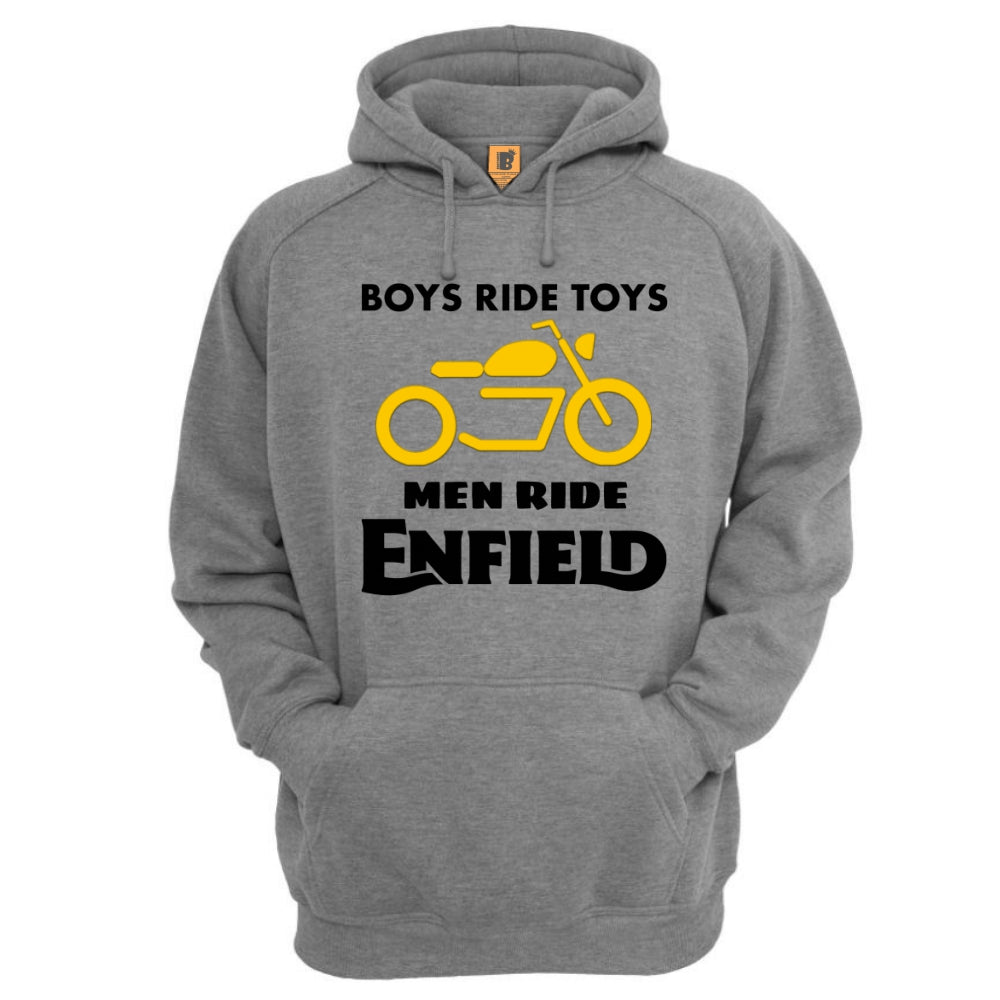 Boys ride Toys Enfield official Grey Hoodie - Badtamees