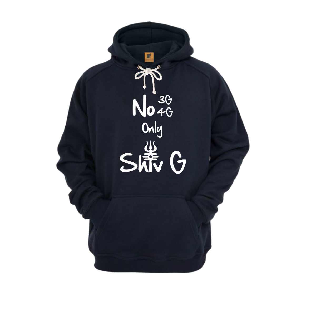 Only Shivji Dark Blue Hoodie - Badtamees