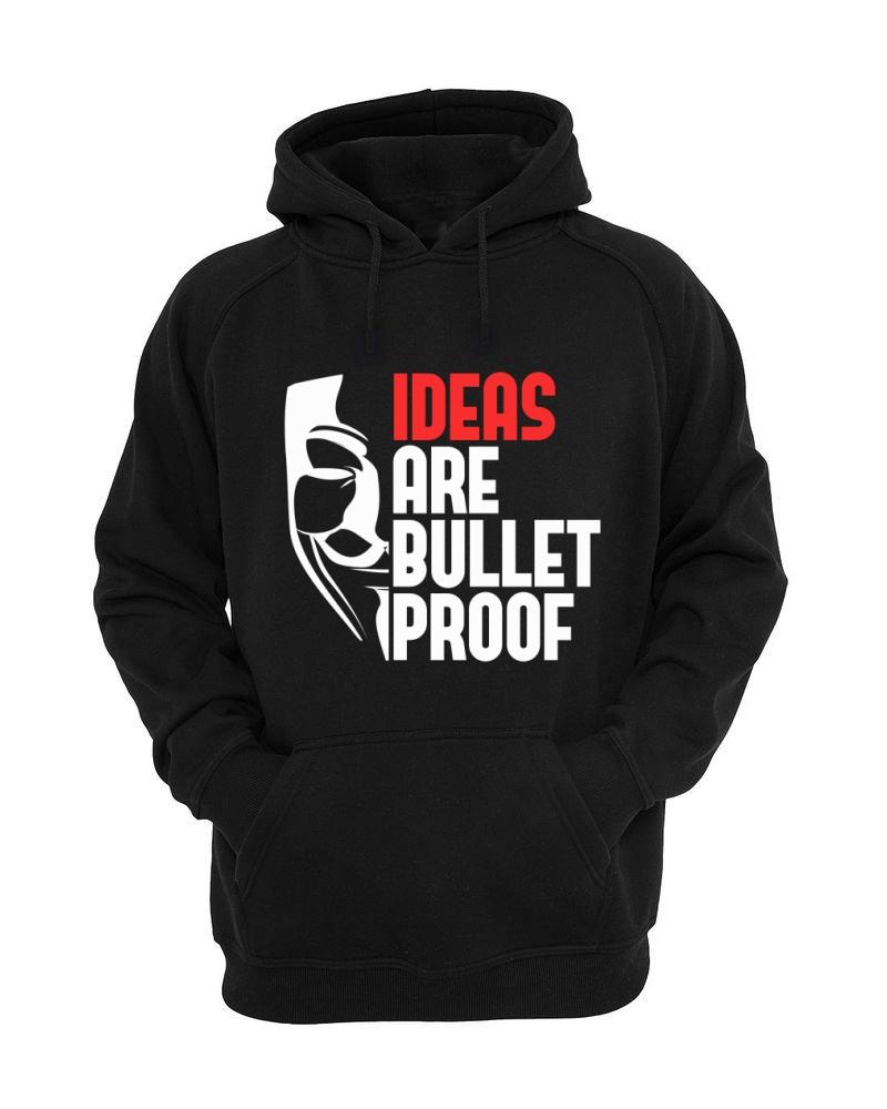 Ideas are Bullet Proof Hoodie - Badtamees