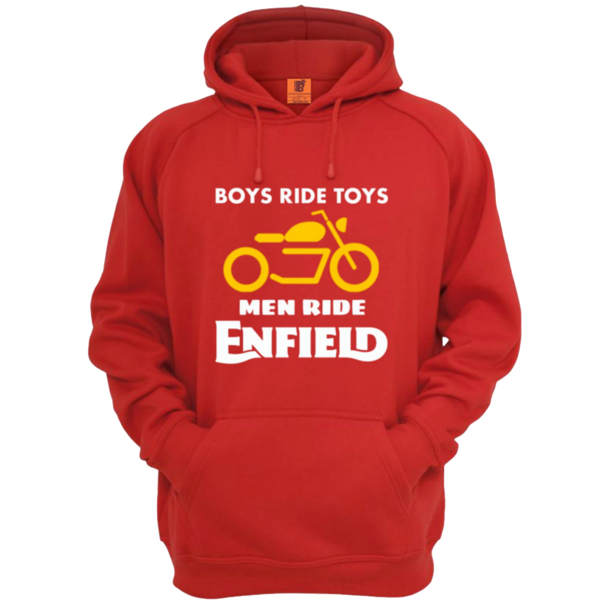 Boys ride Toys Enfield official Red Hoodie - Badtamees